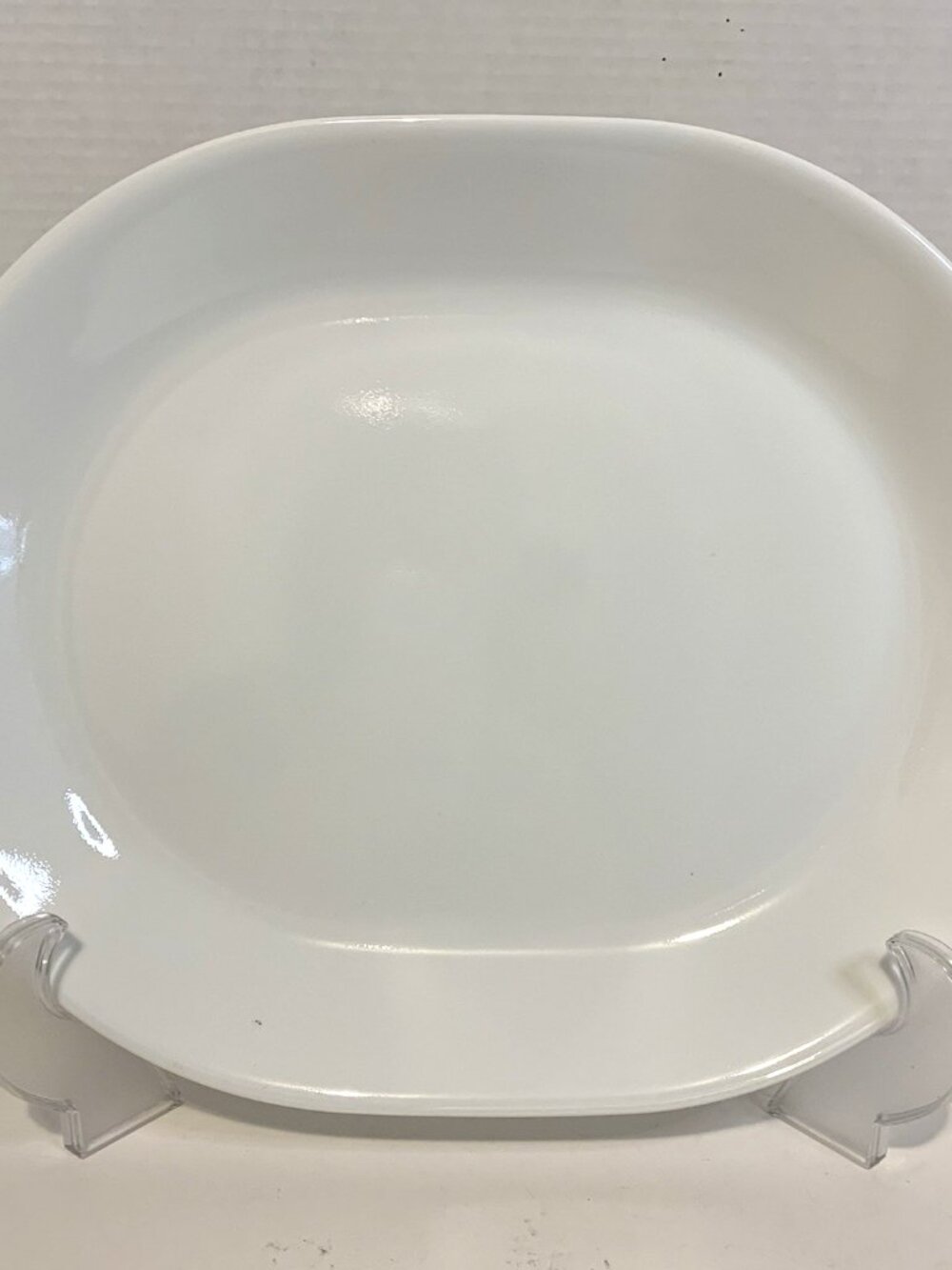 Corelle by Corning White Oval Serving Platter Plate 12" X 10"